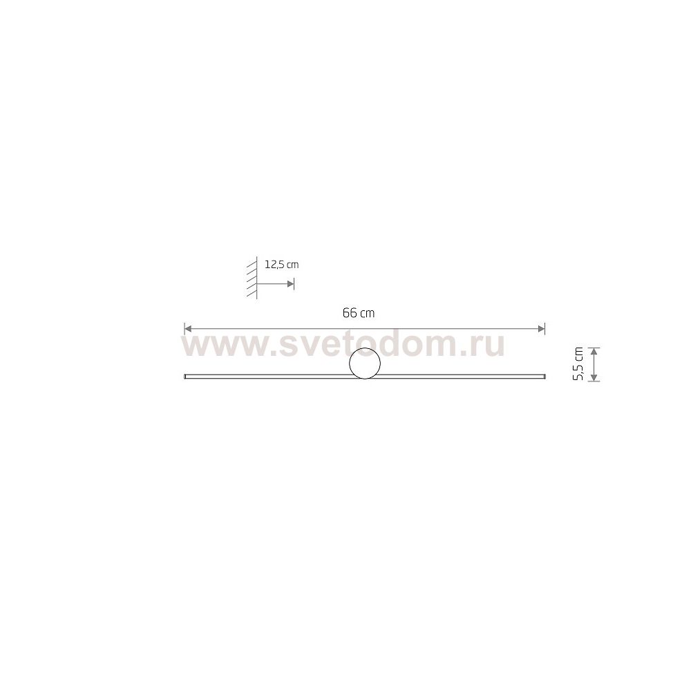 Настенный светильник Nowodvorski Spin Led S White (Cерия Spin Led S, Цвет Белый) арт. 11587