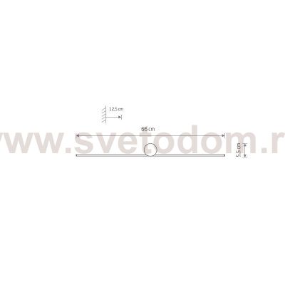 Настенный светильник Nowodvorski Spin Led S White (Cерия Spin Led S, Цвет Белый) арт. 11587