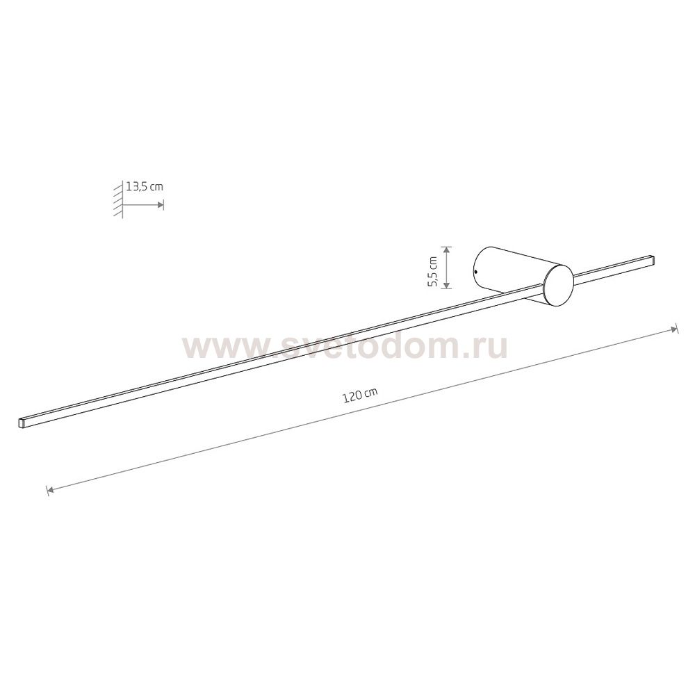 Настенный светильник Nowodvorski Saber Led Silk Olive L White (Cерия Saber Led Silk Olive L, Цвет Белый) арт. 11588