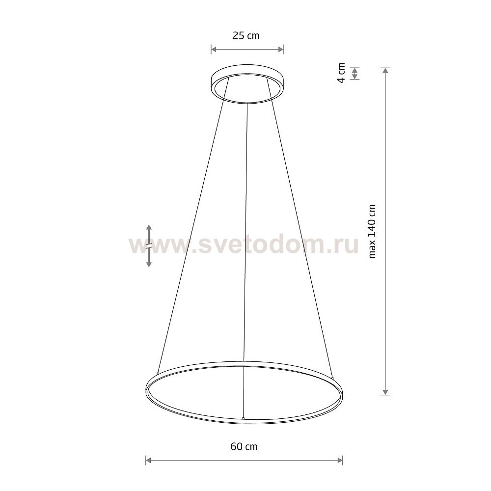 Подвесная люстра Nowodvorski Circolo Led M White (Cерия Circolo Led M, Цвет Белый) арт. 11604