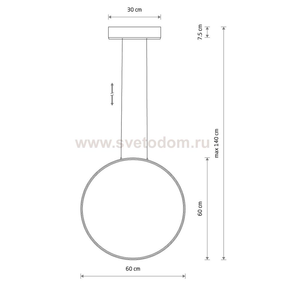 Подвесная люстра Nowodvorski Circolo Led M White (Cерия Circolo Led M, Цвет Белый) арт. 11605