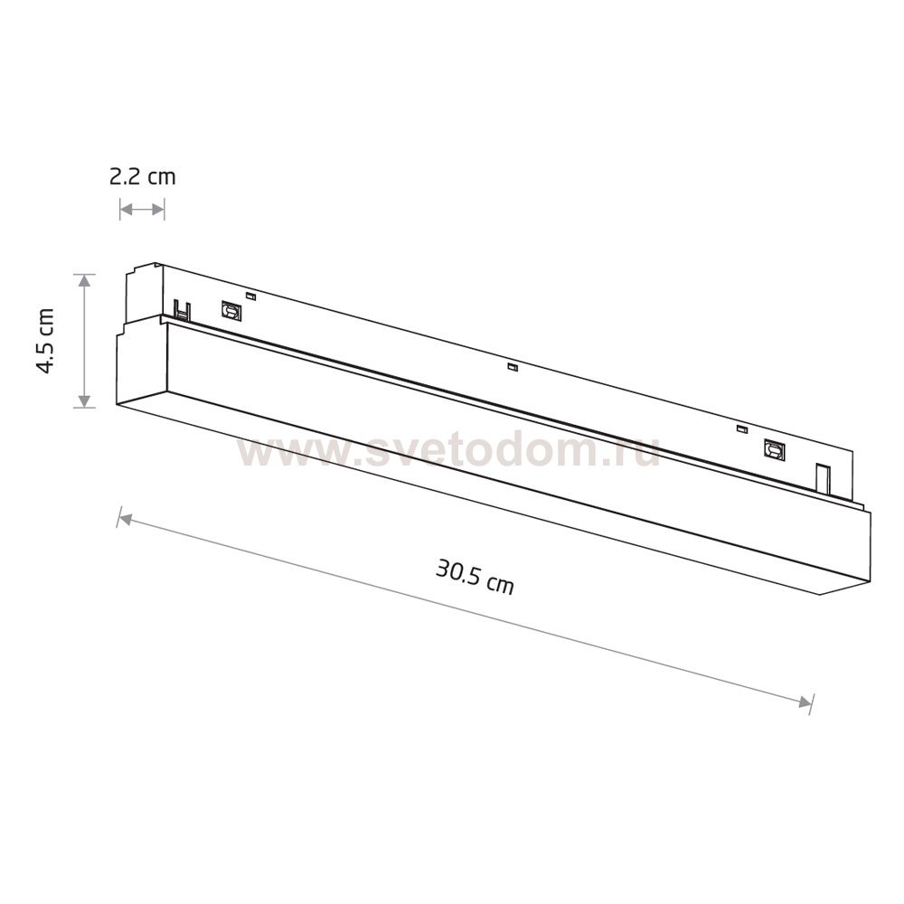 Внутренний источник питания для магнитных систем трекового освещения Lvm White (Cерия Lvm, Цвет Белый) арт. 11616