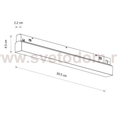 Внутренний источник питания для магнитных систем трекового освещения Lvm White (Cерия Lvm, Цвет Белый) арт. 11616