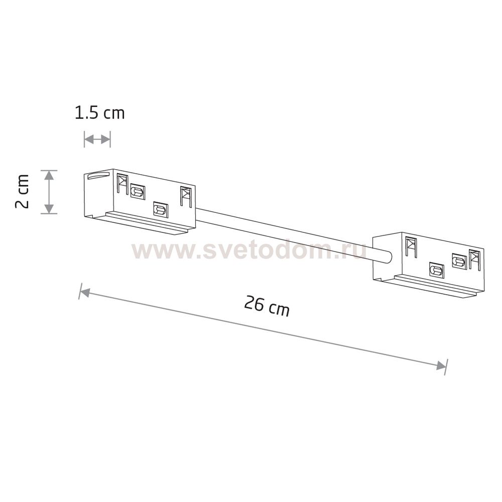 Коннектор для магнитных треков гибкий Nowodvorski Lvm White (Cерия Lvm, Цвет Белый) арт. 11617