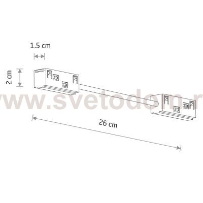 Коннектор для магнитных треков гибкий Nowodvorski Lvm White (Cерия Lvm, Цвет Белый) арт. 11617