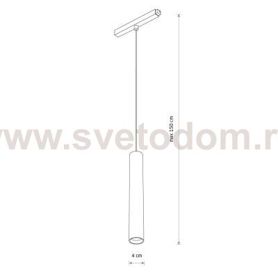 Трековый магнитный светильник Nowodvorski Lvm Roller White (Cерия Lvm Roller, Цвет Белый) арт. 11640