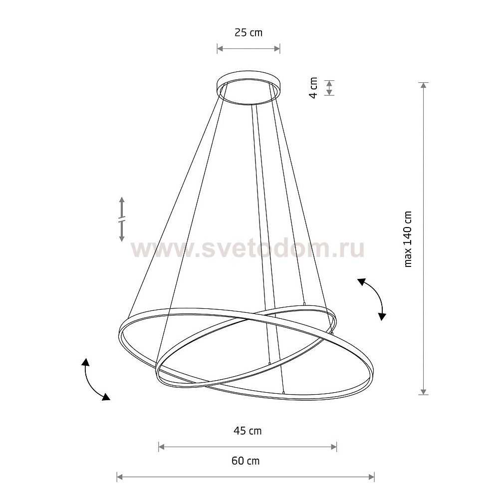 Подвесная люстра Nowodvorski Circolo Power Led White (Cерия Circolo Power Led, Цвет Белый) арт. 11646