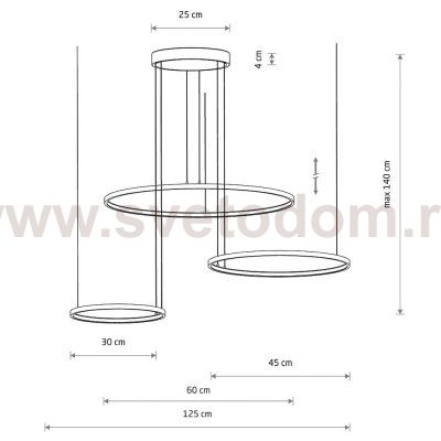 Подвесная люстра Nowodvorski Circolo Power Led White (Cерия Circolo Power Led, Цвет Белый) арт. 11649