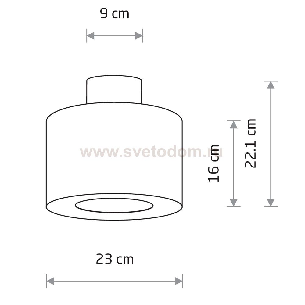 Потолочный cветильник Nowodvorski Santana S Cream (Cерия Santana S, Цвет Кремовый) арт. 11650