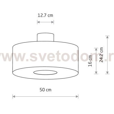 Потолочная люстра Nowodvorski Santana M Cream (Cерия Santana M, Цвет Кремовый) арт. 11651