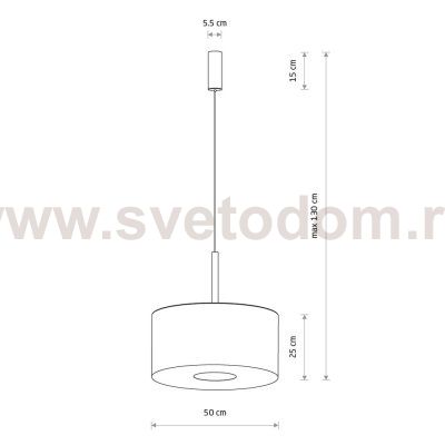 Подвесная люстра Nowodvorski Santana M Cream (Cерия Santana M, Цвет Кремовый) арт. 11652