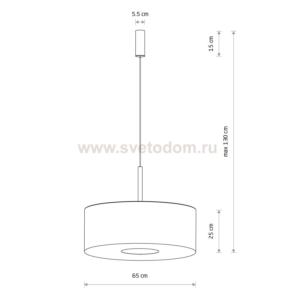 Подвесная люстра Nowodvorski Santana L Cream (Cерия Santana L, Цвет Кремовый) арт. 11653