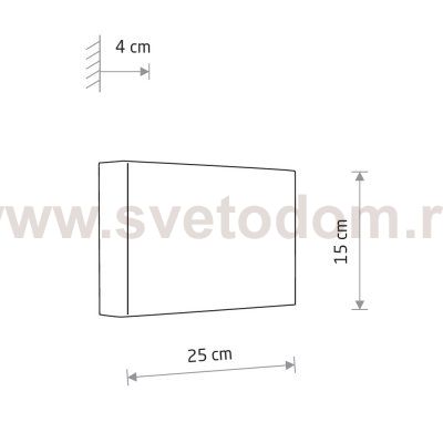 Настенный светильник Nowodvorski Santana B Cream (Cерия Santana B, Цвет Кремовый) арт. 11655