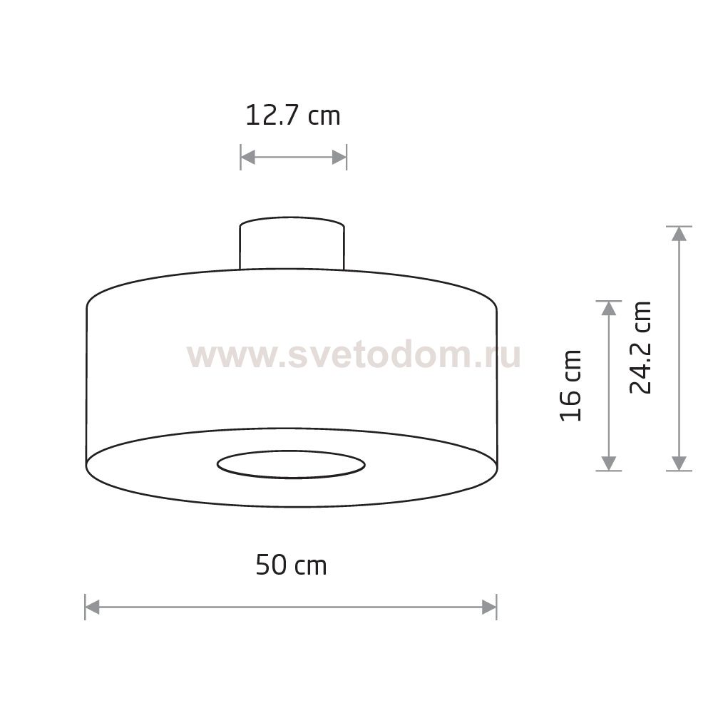 Потолочная люстра Nowodvorski Santana M Black (Cерия Santana M, Цвет Черный) арт. 11658