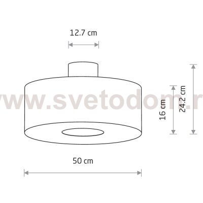 Потолочная люстра Nowodvorski Santana M Black (Cерия Santana M, Цвет Черный) арт. 11658