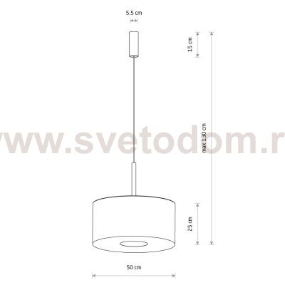 Подвесная люстра Nowodvorski Santana M Black (Cерия Santana M, Цвет Черный) арт. 11659