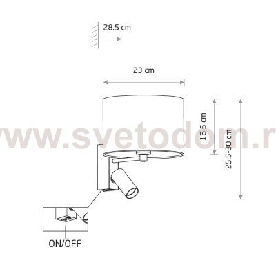 Бра Nowodvorski Santana A Black (Cерия Santana A, Цвет Черный) арт. 11661
