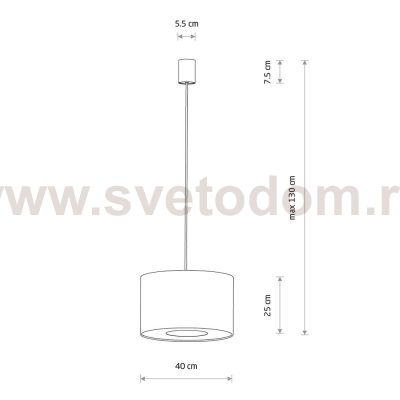 Подвесная люстра Nowodvorski Cedro S Beige (Cерия Cedro S, Цвет Бежевый) арт. 11664