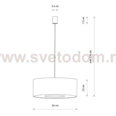 Подвесная люстра Nowodvorski Cedro L Beige (Cерия Cedro L, Цвет Бежевый) арт. 11666