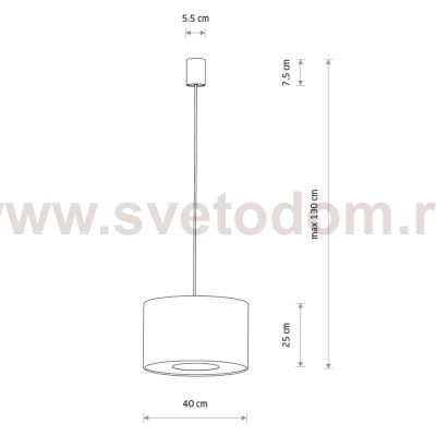 Подвесная люстра Nowodvorski Lago S Gray (Cерия Lago S, Цвет Серый) арт. 11673