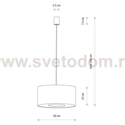 Подвесная люстра Nowodvorski Lago M Gray (Cерия Lago M, Цвет Серый) арт. 11674