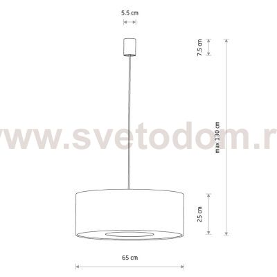 Подвесная люстра Nowodvorski Lago L Gray (Cерия Lago L, Цвет Серый) арт. 11675