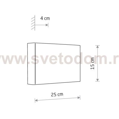 Настенный светильник Nowodvorski Lago B Gray (Cерия Lago B, Цвет Серый) арт. 11678