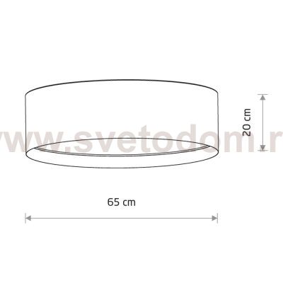 Потолочная люстра Nowodvorski Lago M Gray (Cерия Lago M, Цвет Серый) арт. 11680