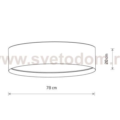 Потолочная люстра Nowodvorski Lago L Gray (Cерия Lago L, Цвет Серый) арт. 11681