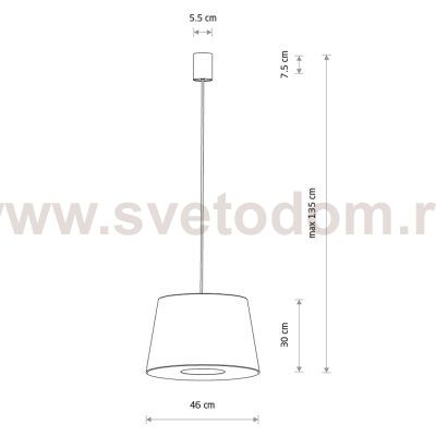Подвесная люстра Nowodvorski Tutoia Beige (Cерия Tutoia, Цвет Бежевый) арт. 11682