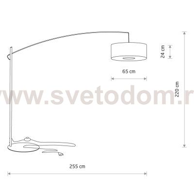 Торшер Nowodvorski Poise B Beige (Cерия Poise B, Цвет Бежевый) арт. 11685