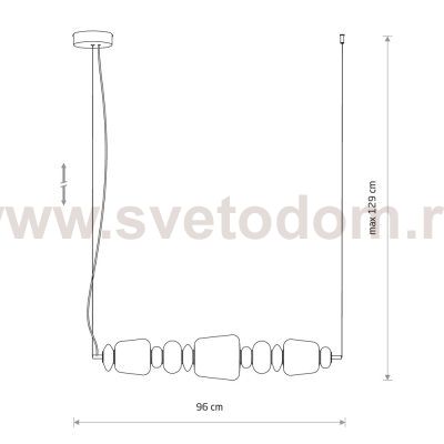 Подвесной светильник Nowodvorski Ceramic Led Gray/Brown/White (Cерия Ceramic Led, Цвет Серый/Коричневый/Белый) арт. 11699