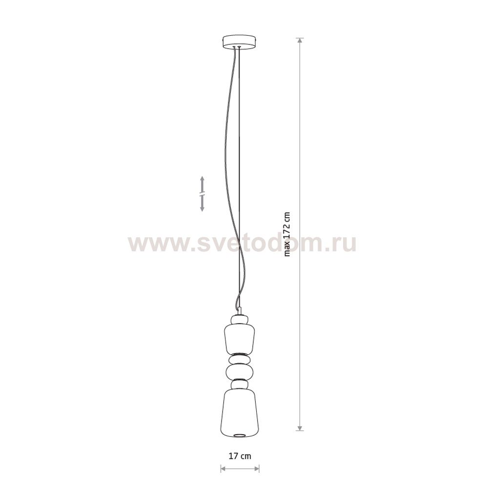 Подвесной светильник Nowodvorski Ceramic Led Gray/Brown/White (Cерия Ceramic Led, Цвет Серый/Коричневый/Белый) арт. 11701