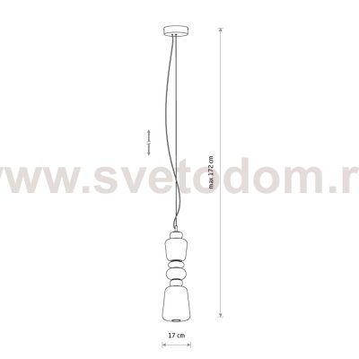 Подвесной светильник Nowodvorski Ceramic Led Gray/Brown/White (Cерия Ceramic Led, Цвет Серый/Коричневый/Белый) арт. 11701