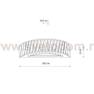 Настенный светильник Nowodvorski Luxora Led Transparent (Cерия Luxora Led, Цвет Прозрачный) арт. 11710