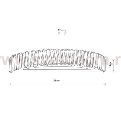 Настенный светильник Nowodvorski Luxora Led Transparent (Cерия Luxora Led, Цвет Прозрачный) арт. 11711