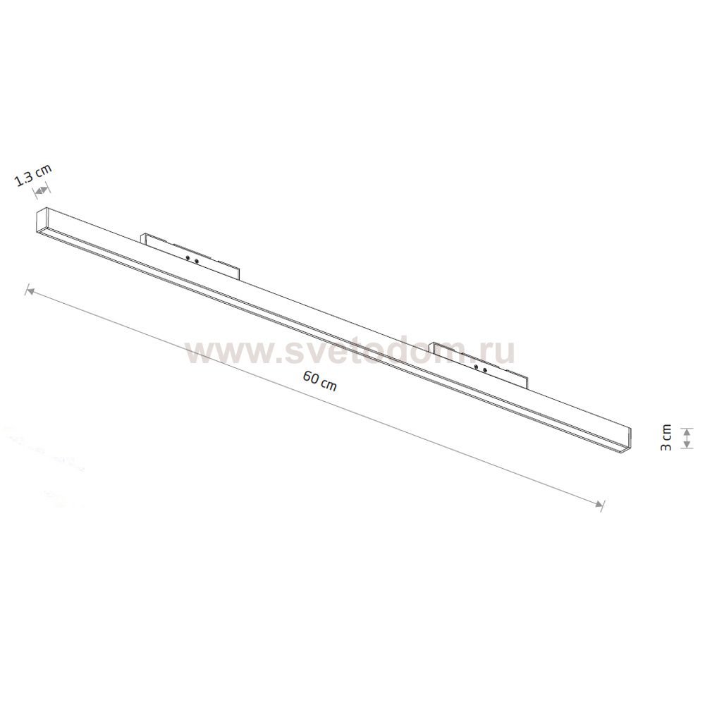 Трековый нано светильник Nowodvorski Nano Black (Cерия Nano, Цвет Черный) арт. 11721