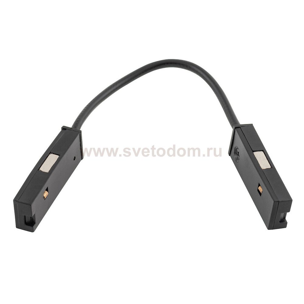 Коннектор для магнитных треков прямой Nowodvorski Nano Black (Cерия Nano, Цвет Черный) арт. 11735