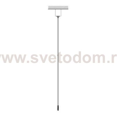 Подвесной комплект для магнитных треков Nowodvorski Nano Black (Cерия Nano, Цвет Черный) арт. 11740