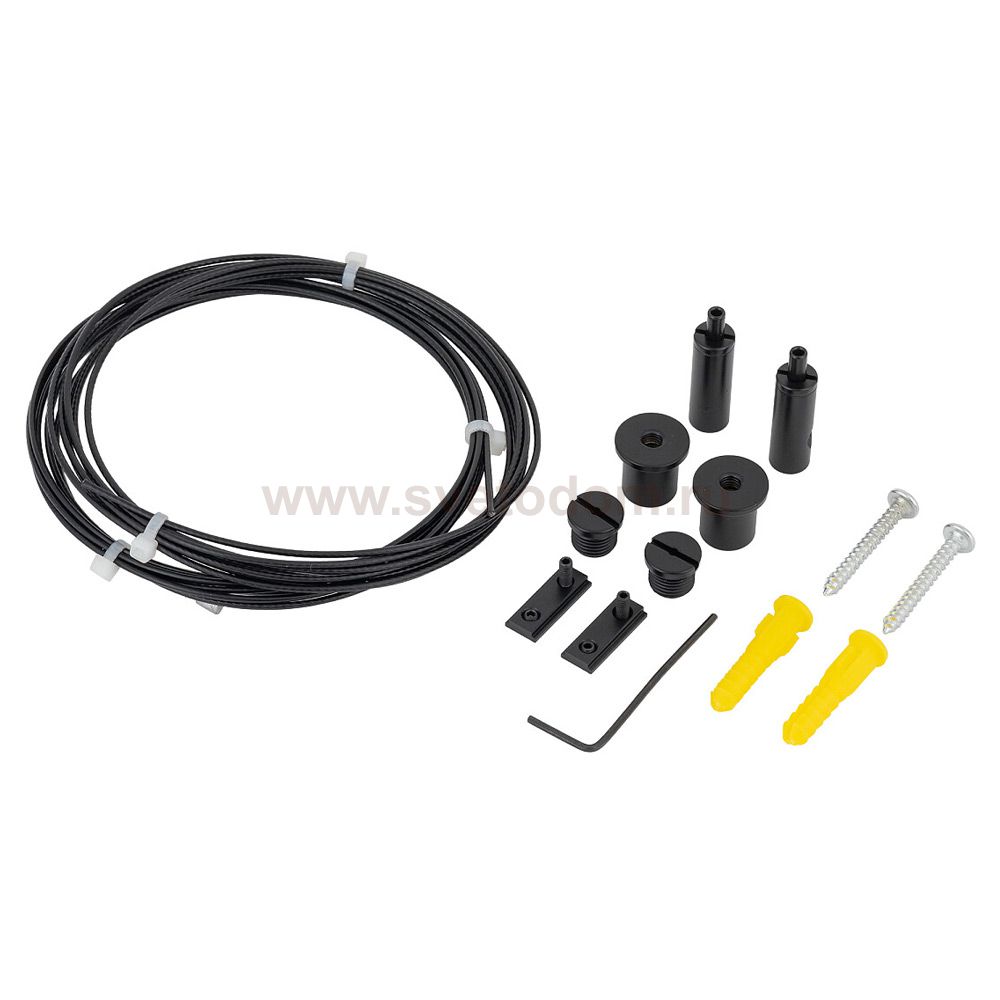 Подвесной комплект для магнитных треков Nowodvorski Nano Black (Cерия Nano, Цвет Черный) арт. 11744