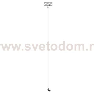 Подвесной комплект для магнитных треков Nowodvorski Nano Black (Cерия Nano, Цвет Черный) арт. 11744