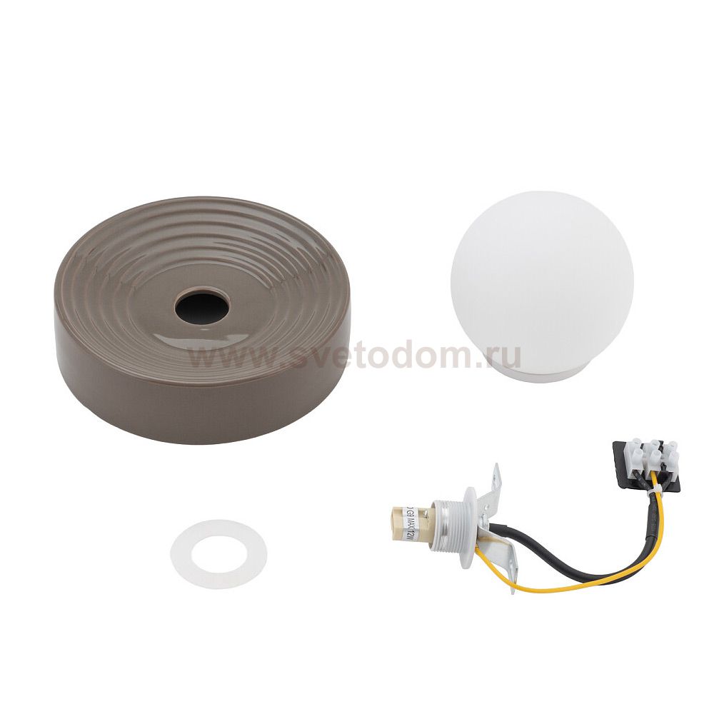 Настенный светильник Nowodvorski Clay S Brown (Cерия Clay S, Цвет Коричневый) арт. 11750