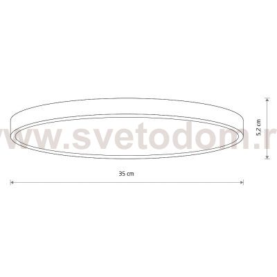 Потолочный cветильник Nowodvorski Denia LED M White (Cерия Denia LED M, Цвет Белый) арт. 11762