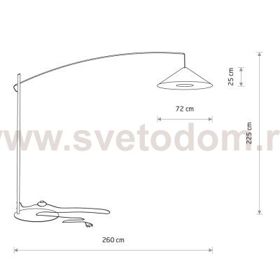 Торшер Nowodvorski Poise A Black (Cерия Poise A, Цвет Черный) арт. 11768