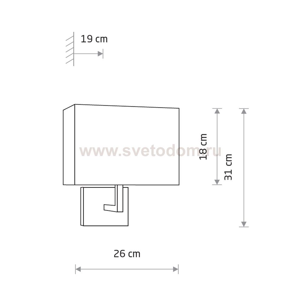 Бра Nowodvorski Hotel Mood Cream (Cерия Hotel Mood, Цвет Кремовый) арт. 11780