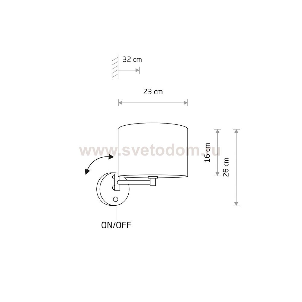 Бра Nowodvorski Hotel Mood Cream (Cерия Hotel Mood, Цвет Кремовый) арт. 11781
