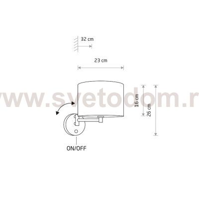 Бра Nowodvorski Hotel Mood Cream (Cерия Hotel Mood, Цвет Кремовый) арт. 11781
