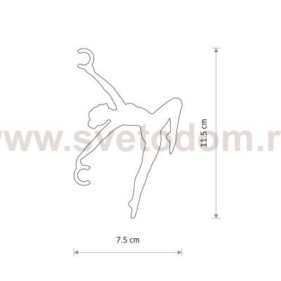 Держатель провода Nowodvorski Ballerina White (Cерия Ballerina, Цвет Белый) арт. 11800