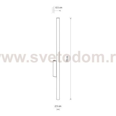 Настенный светильник Nowodvorski Laser Wall Satine Gold (Cерия Laser Wall, Цвет Сатиновое Золото) арт. 11814