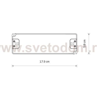Источник питания для магнитных систем трекового освещения Nowodvorski Nano Black (Cерия Nano, Цвет Черный) арт. 11874